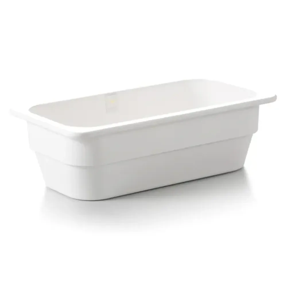 Гастроемкость 1/3 h100 мм пластик меламин 320*170*100 мм 4,1 л White P.L. Proff Cuisine