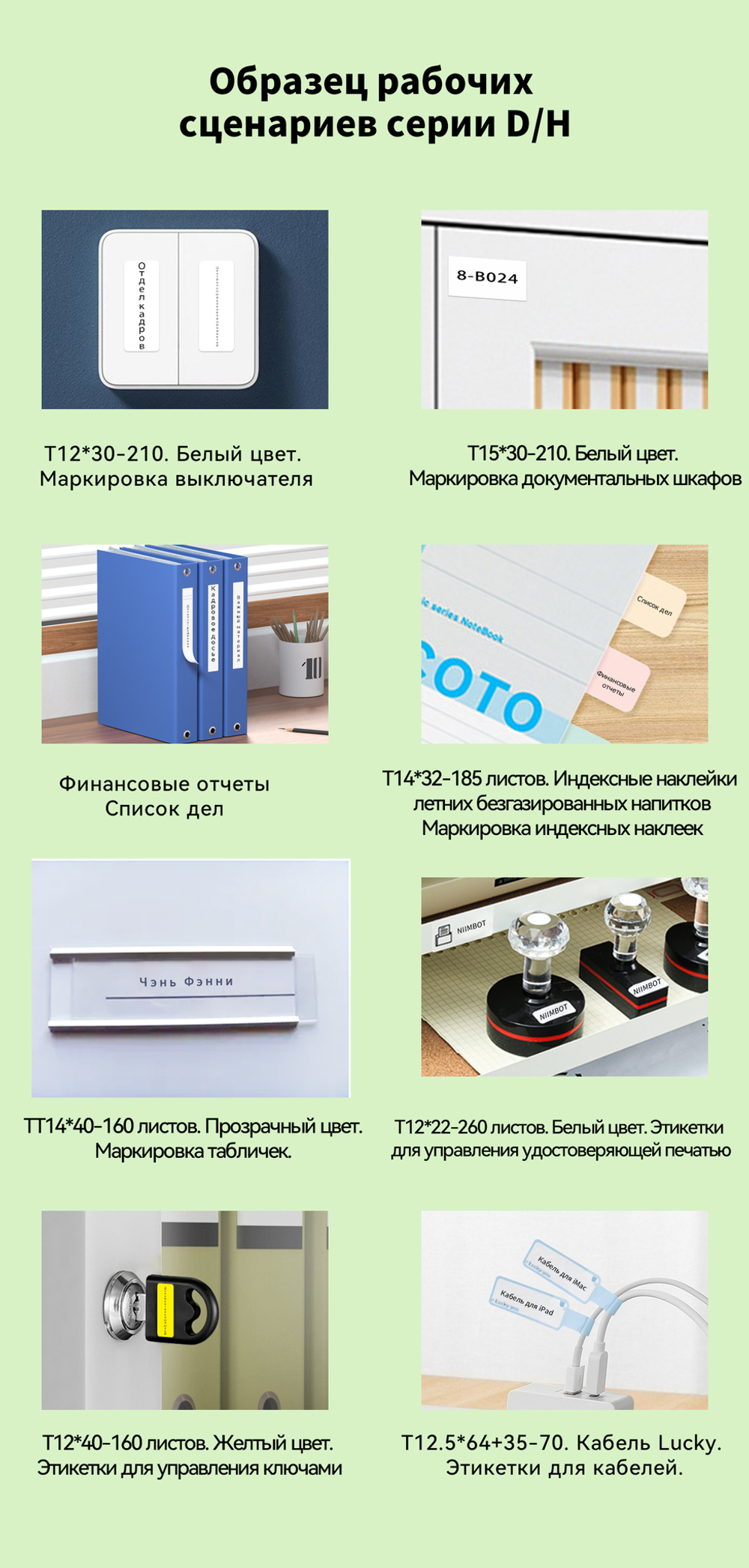 Niimbot Этикетка,T40*20-320 CYCLOPS