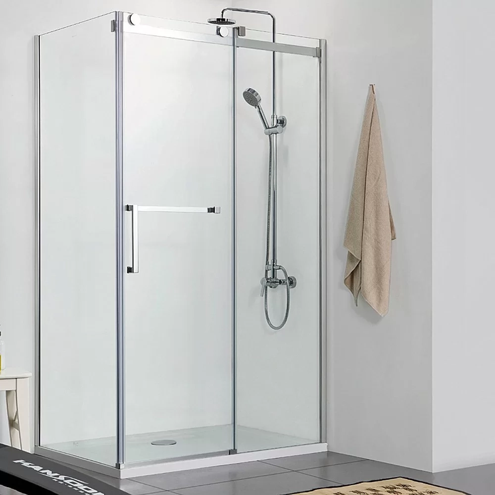 Душевой уголок Azario Vancouver 120x80 стекло прозрачное/профиль хром правый