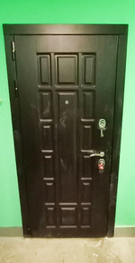 Дверь Входная Лабиринт Нью-Йорк С зеркалом Максимум с тонировкой Черный кварц