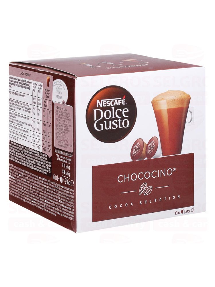 Горячий шоколад Nescafe Dolce Gusto Chococino 16 шт x 3 уп