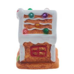 GAEM Фигурка декоративная с подсветкой "Домик пряничный" (LR44х2), L6 W5,5 H7,5 см