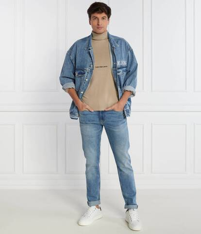 Гольф INSTITUTIONAL ROLL CALVIN KLEIN JEANS - бежевый(J30J324325)