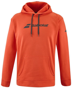 Детская теннисная толстовка Babolat Exercise Hood Sweat Boys - Red