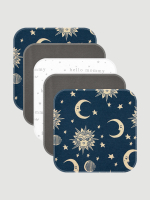 Набор платочков-слюнявчиков Mjölk Солнце и Луна NEW