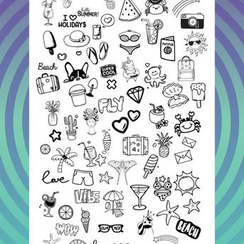 Пластина для стемпинга 028