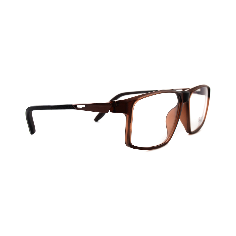 Оправа прямоугольная Ageless 510775 ZX-04 коричневая матовая