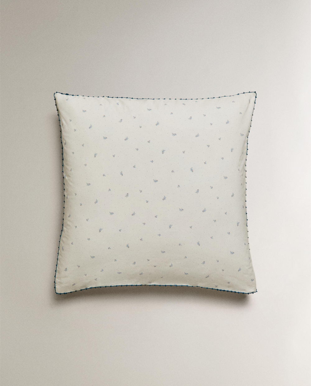 Наволочка Zara Home, хлопок 100%, с растительным принтом, 1661/091