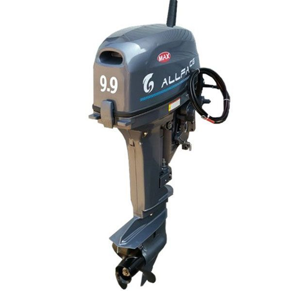Лодочный мотор альфа (allfa) cg t9.9bw s max 2-х тактный