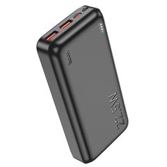 Внешний аккумулятор 20000 mAh c 2 USB + Type-C Hoco J101A с быстрой зарядкой 22.5W (Черный)