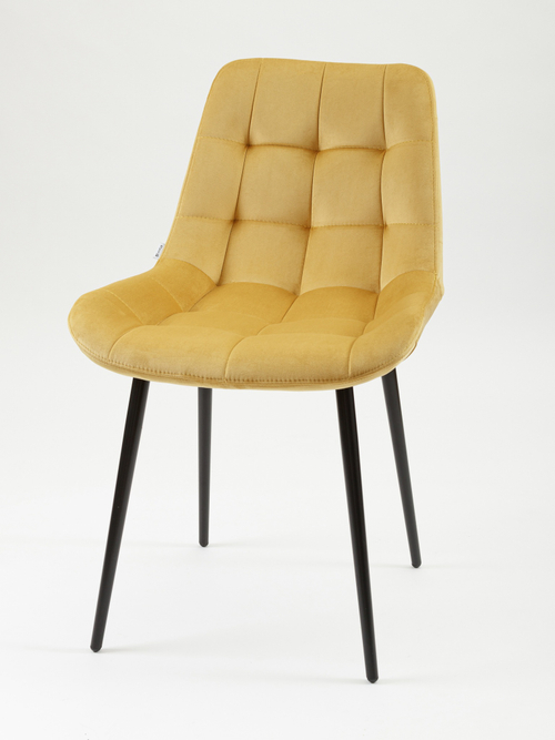 Стул MyFar Феникс горчичный велюр MF1034-1