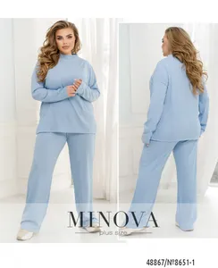Костюм 8651-1-голубой Minova