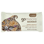GoMacro, MacroBar®, протеиновое наслаждение, арахисовая паста и шоколадная крошка, 4 батончика по 69 г (2,4 унции)