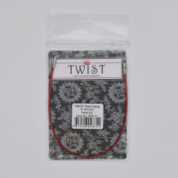 Лески TWIST Red Cable от ChiaoGoo, к металлическим спицам small (S), размеров 20 см., 75 см.
