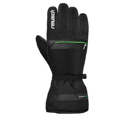 Перчатки REUSCH Snow King Black/Neon Green