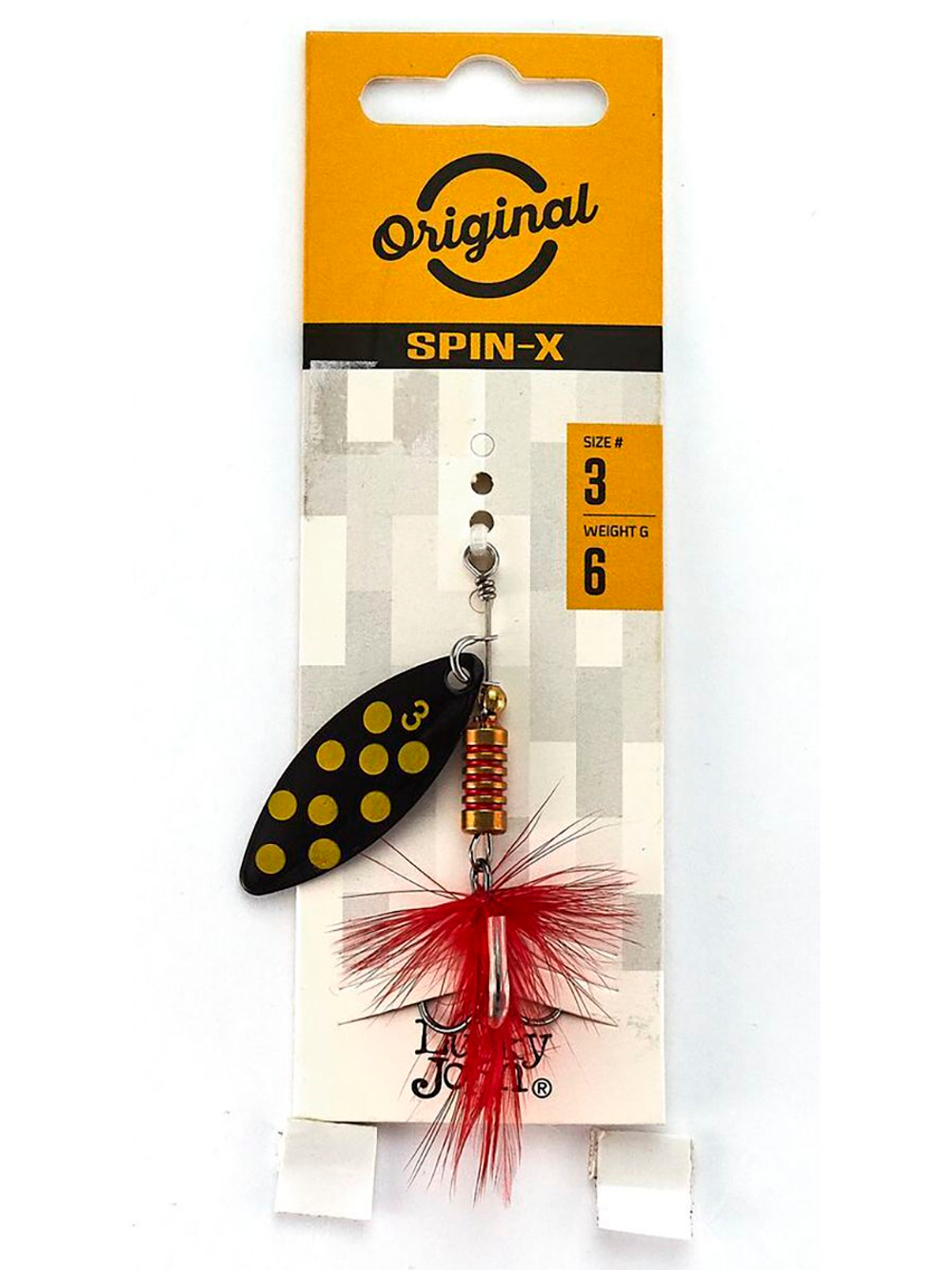 Блесна вращающаяся Lucky John SPIN X LONG 05 12,0г CR (5шт. в упк.)