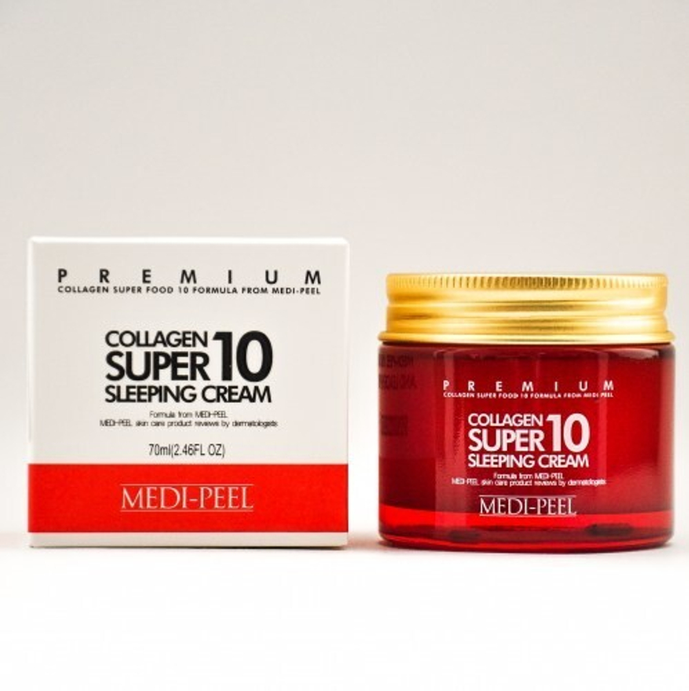 Крем-маска ночная с коллагеном Medi-Peel Collagеn super 10 sleeping cream, 70мл