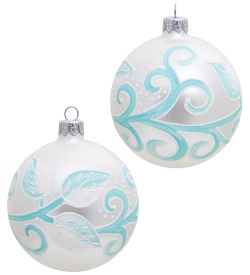 Элита НФШ-1375/3 Набор ел.украшений Шар 2шт «Зимний сон» 85 мм