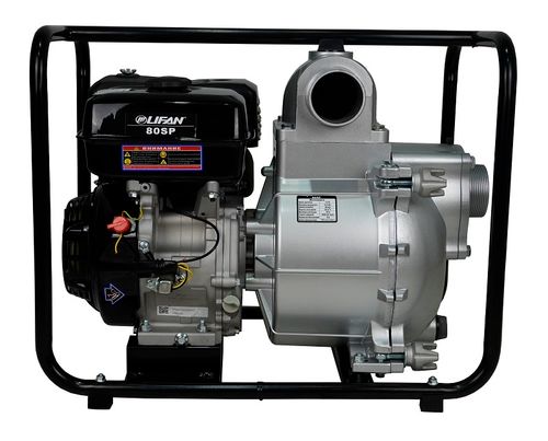 Мотопомпа бензиновая Lifan 80SP - для грязной воды [80 мм | 72 м³/ч | 1200 л/мин]