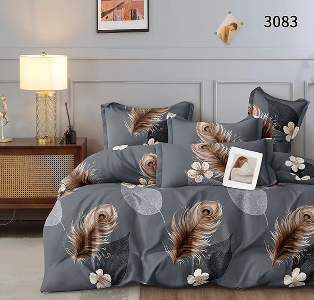 КПБ 2 сп с простыней на рез. 140х200 БЯЗЬ "БР29"