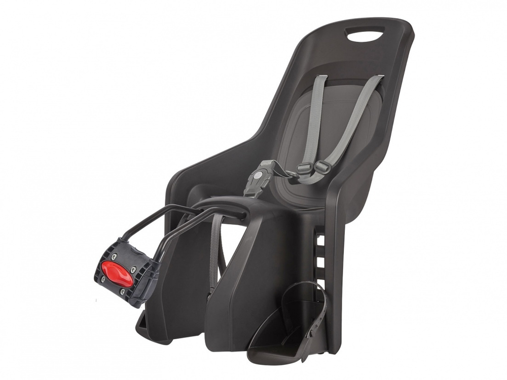 Детское кресло заднее Polisport Bubbly maxi+ ff, black/dark grey