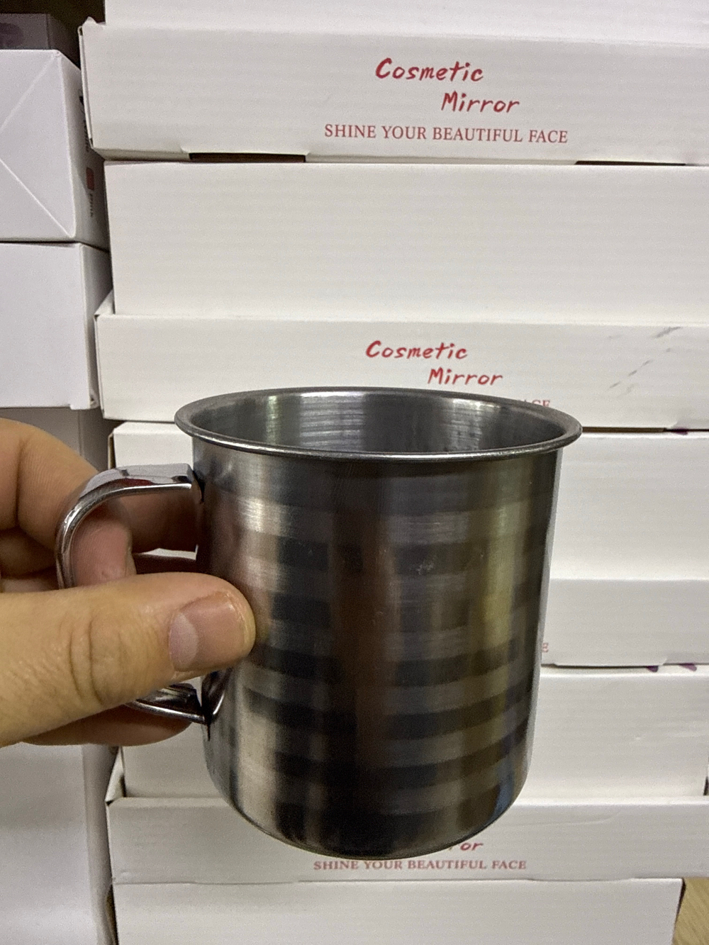 Кружка нержавеющая 9 см