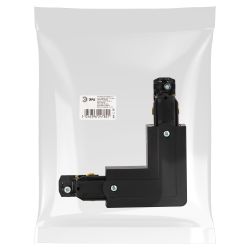 Коннектор для трехфазного шинопровода ЭРА STR-30-W-CN-LE типа LE угловой наружный белый