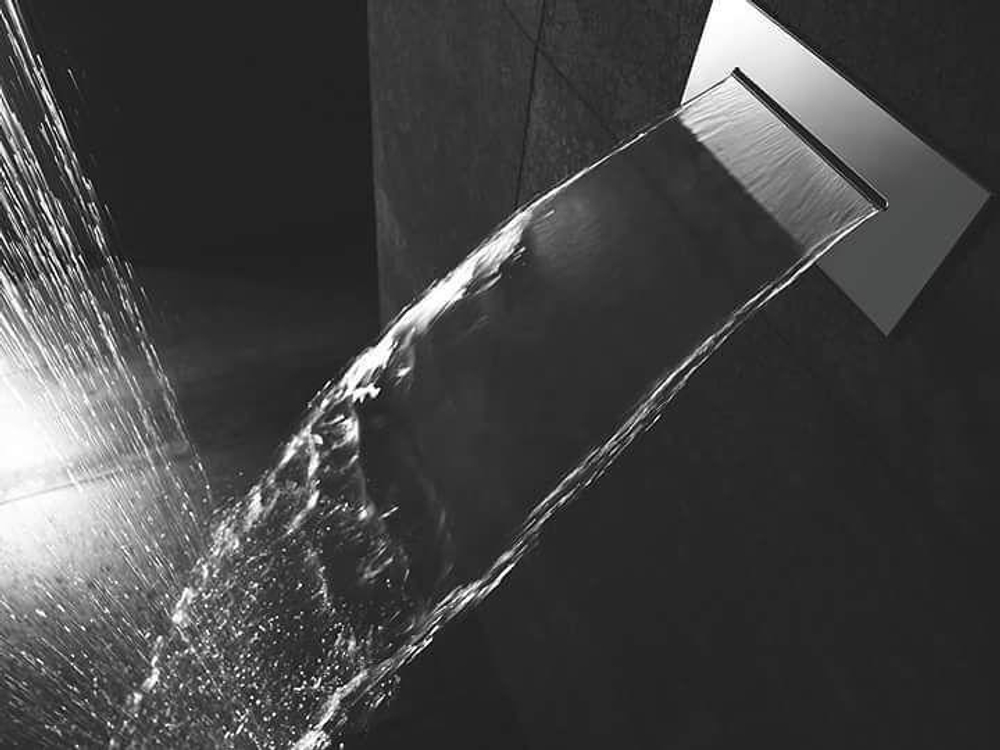 Излив душевой настенный встраиваемый водопад HYDROTHERAPY RCE02