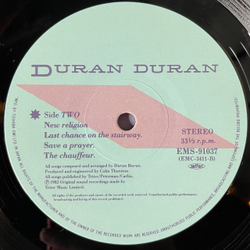 Винтажная виниловая пластинка LP Duran Duran Rio (Japan 1982) (Obi) Last Chance On The Stairway