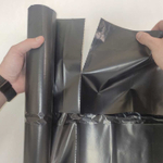Мешки для мусора 120 л, черные, в рулоне 10 шт., ПВД, 80 мкм, 70×108 см, особо прочные.