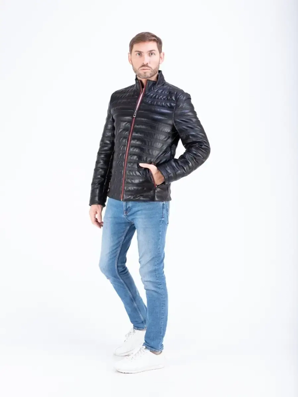 Куртка мужская  из натуральной кожи