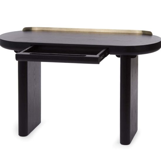 Письменный стол Salmon 128х50 черное дерево