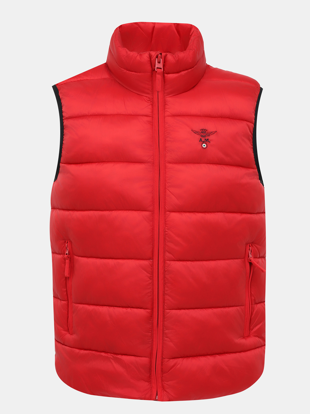 Жилет муж. AERONAUTICA 2105 красный клеточка