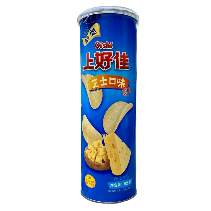 Чипсы Oishi Toss со вкусом сыра (туба) 85 г