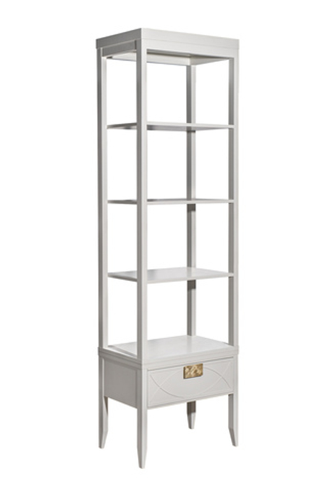 Тумба прикроватная бежевая 1 ящик 60x50x40см Garda Decor