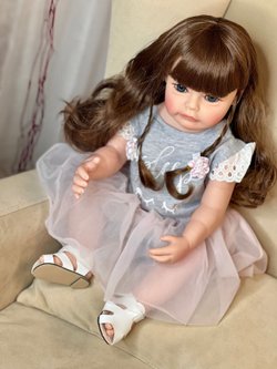 Кукла Реборн виниловая 55см в пакете (FA-284)