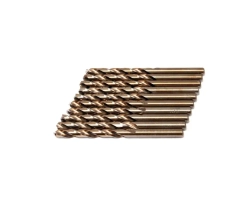 Сверло по металлу 4мм HSS+Co(10шт), в пластиковом футляре RockForce##Rock FORCE RF-DSP40H