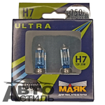 Автолампа H7 12V 55W (PX26d) Маяк +150% White Vision 82720WV+150 (к-т)