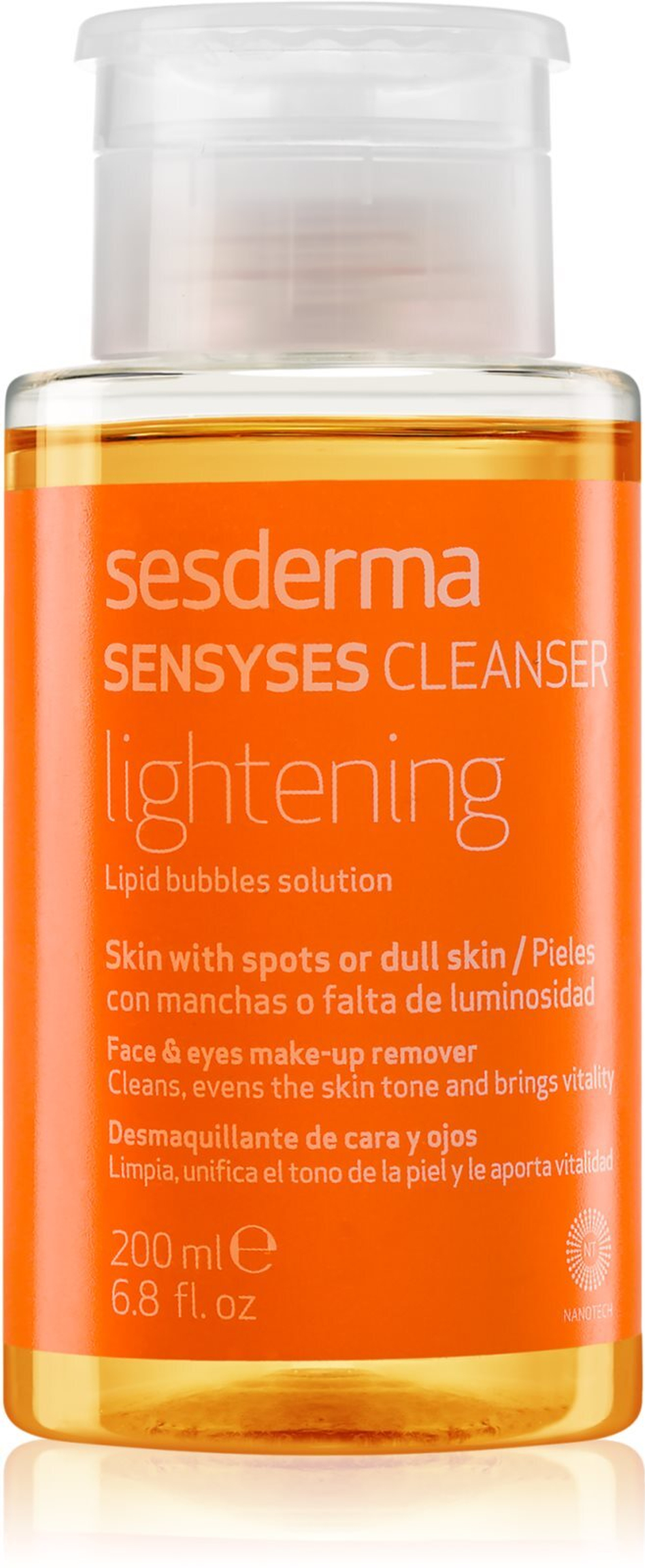 Sesderma Sensyses Cleanser Lightening - бальзам для снятия макияжа с кожи с пигментными пятнами /   200  ml  / GTIN 8429979414588