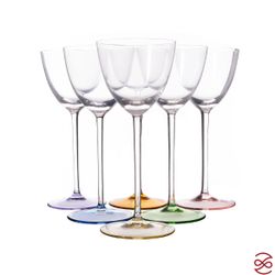 Набор бокалов Crystalite Bohemia Suzanne Арлекино 200мл (6 шт)