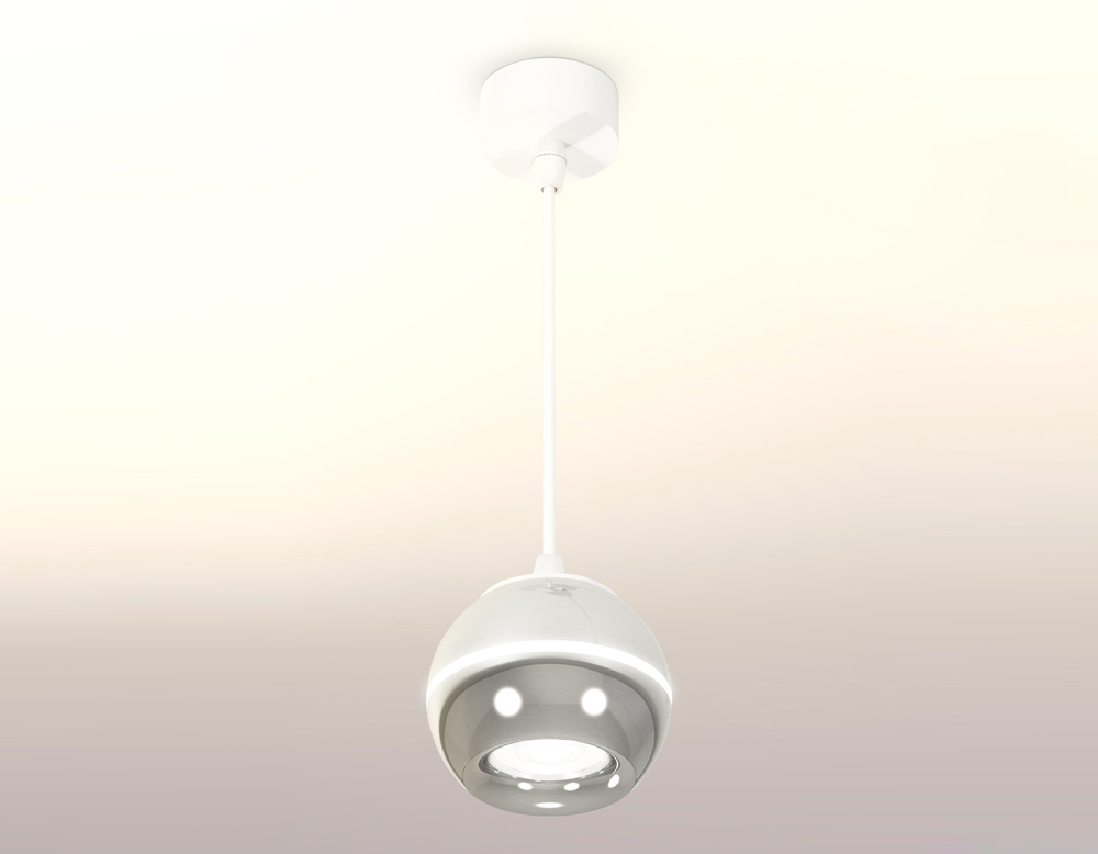 XP1104001 PSL/SWH серебро полированное/белый песок MR16 GU5.3 LED 3W 4200K (A2301, C1104, N7012)