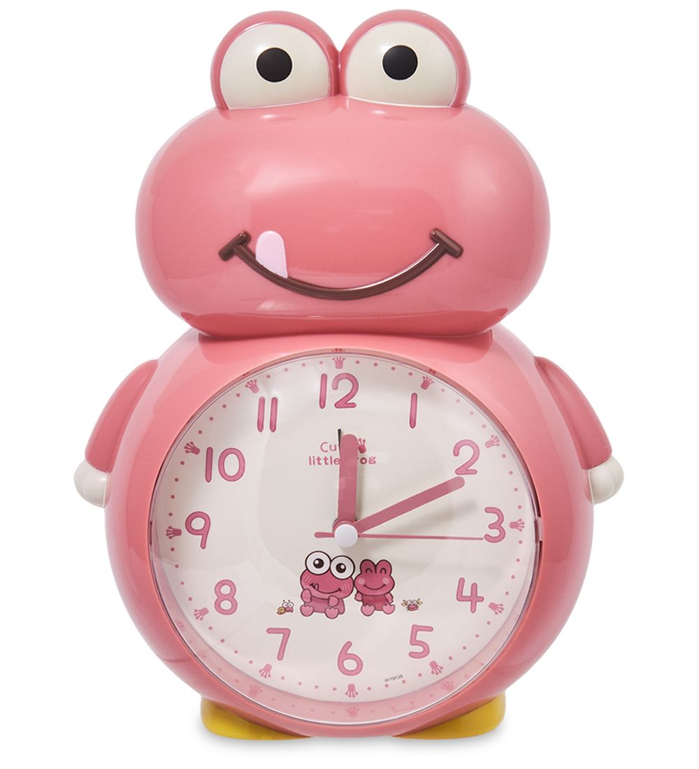 GAEM Art CL-06/2 Будильник «Лягушка» розовый