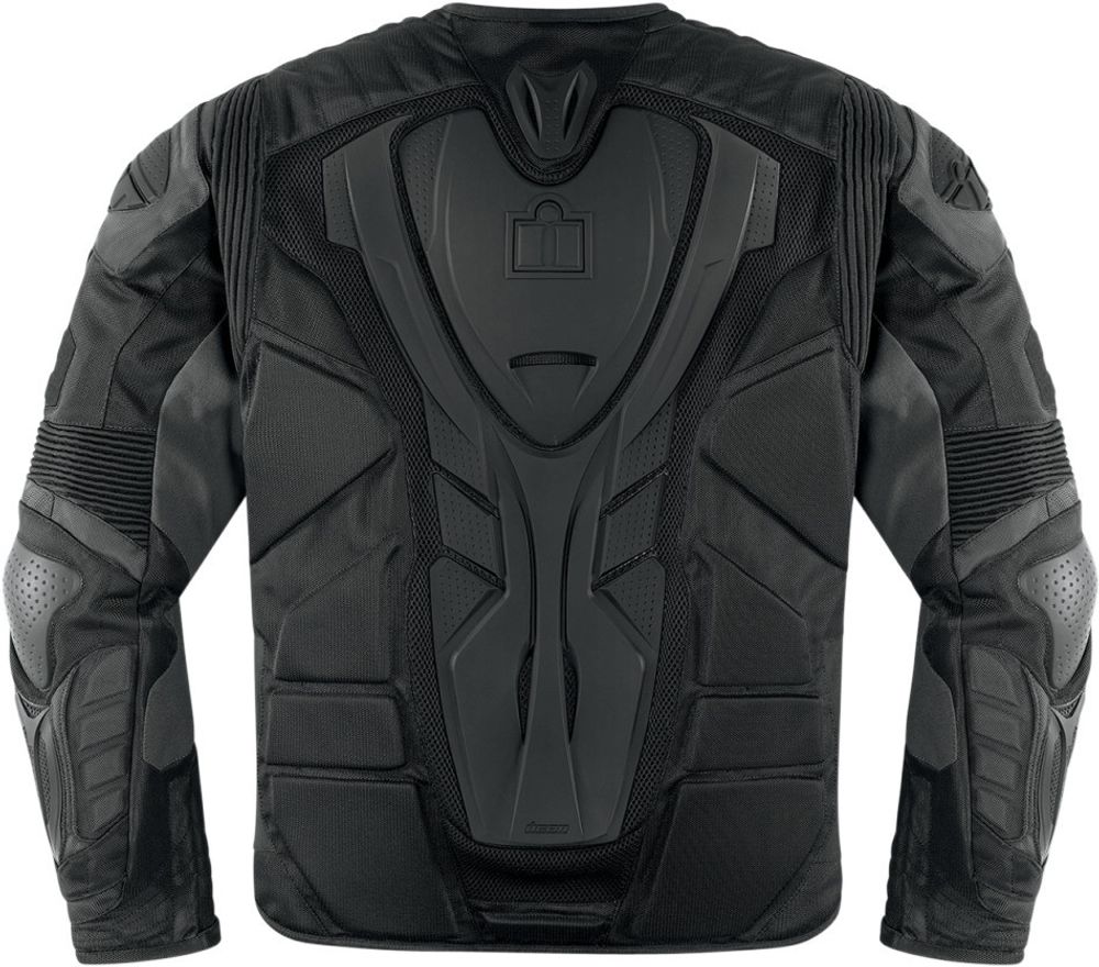 Мотокуртка - ICON OVERLORD RESISTANCE (текстиль, черная)
