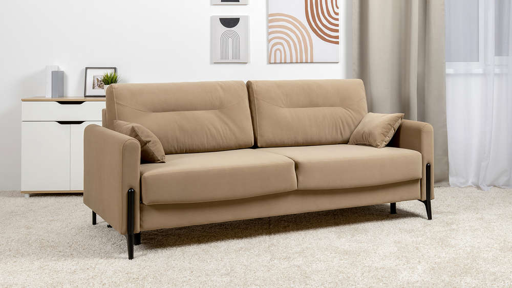 Барселона диван-кровать (бежевый)