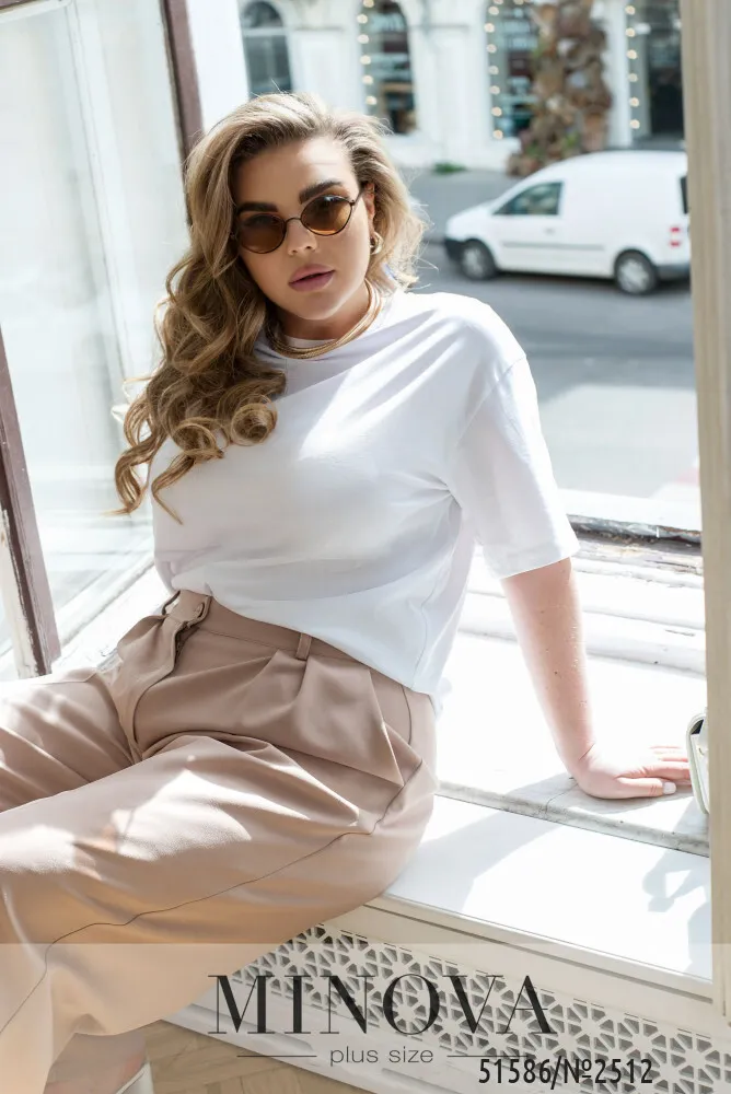 Футболка 2512-белый Minova