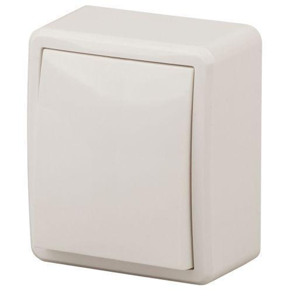 Выключатель 1-кл. ОП Эра Эксперт 10А IP20 11-1201-02 250В 10AX сл. кость Эра Б0020655