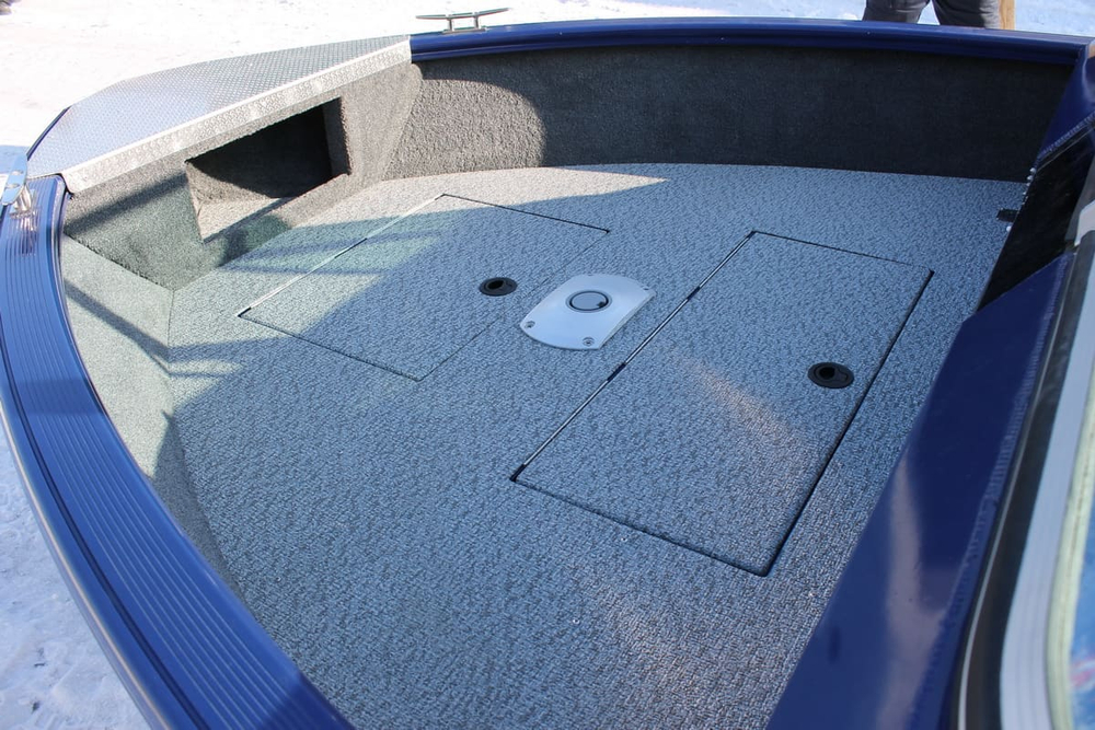 Катер-лодка алюминиевая WINDBOAT 4.6 DC EvoFish