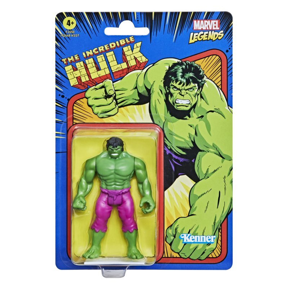 Marvel Legends - Фигурка Халка 10 см в стиле ретро F2650