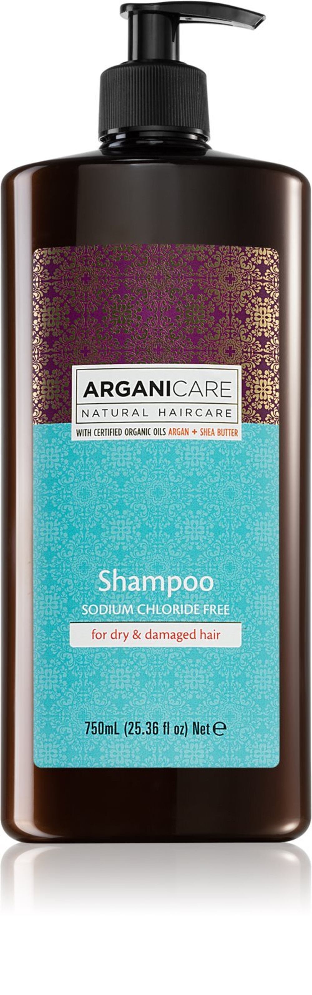 Arganicare Argan Oil & Shea Butter - шампунь для сухих и поврежденных волос /   750  ml  / GTIN 7290110806477