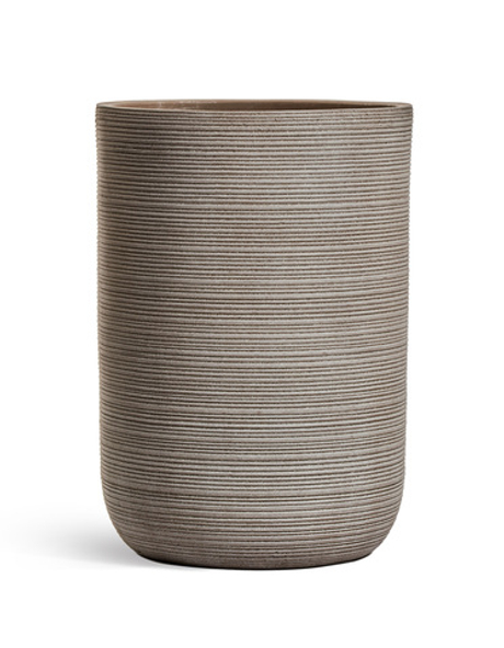 Кашпо TREEZ ERGO - TreeLine - Высокий цилиндр - Капучино